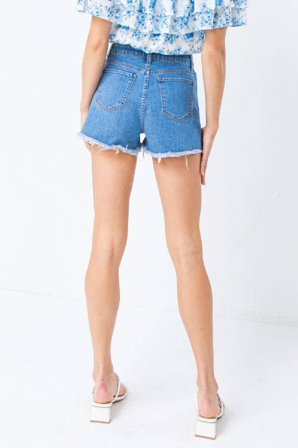 Denim shorts