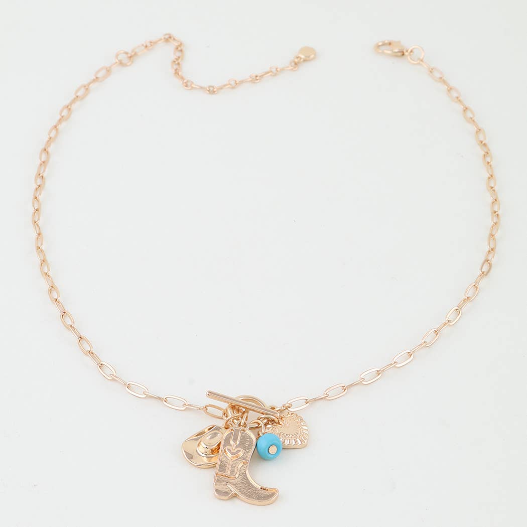Wild West Charms Toggle Necklace