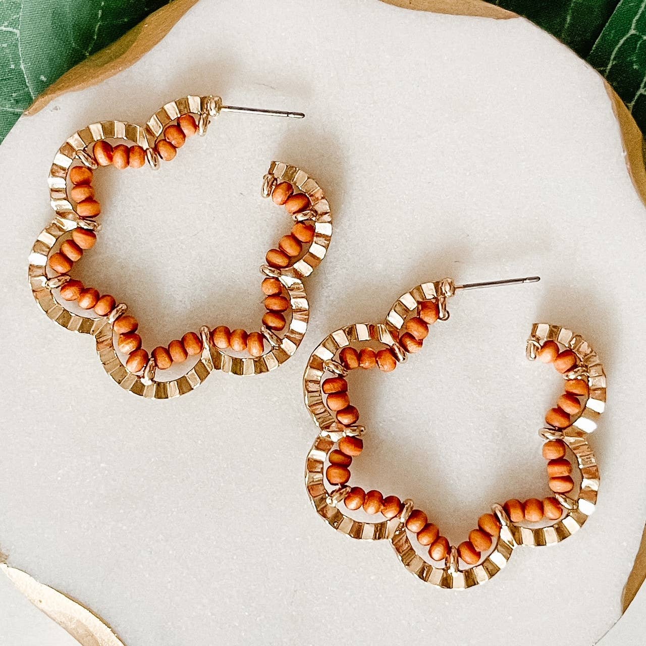 Autumn Breeze Hoops