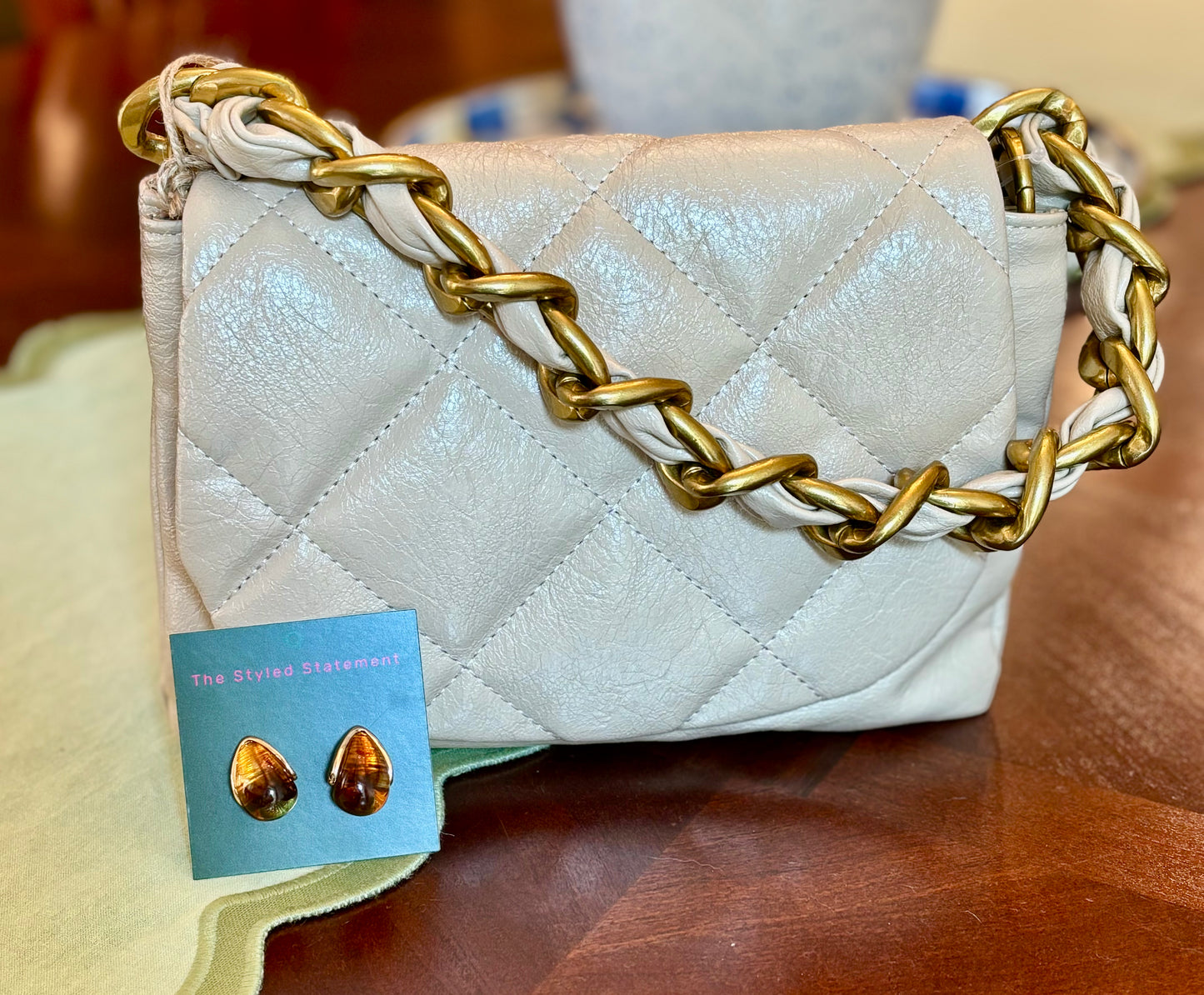Ivory Chain Bag