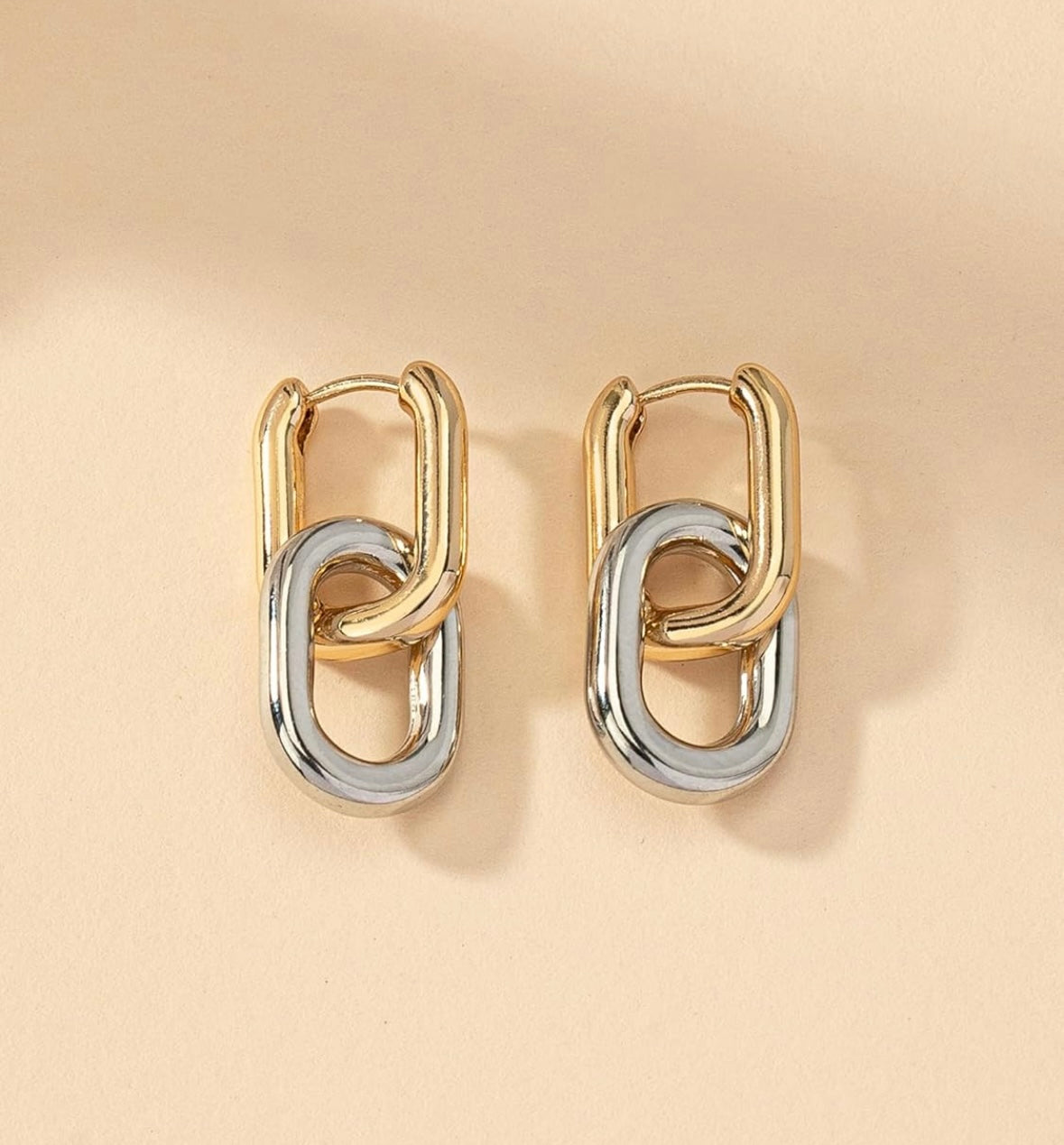 Mixed Metal Earrings