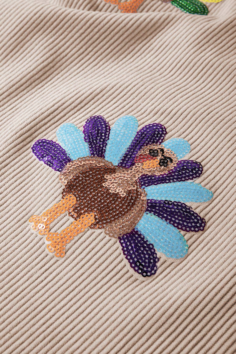 PRE- ORDER Turkey Graphic Corded Baggy Sweatshirt