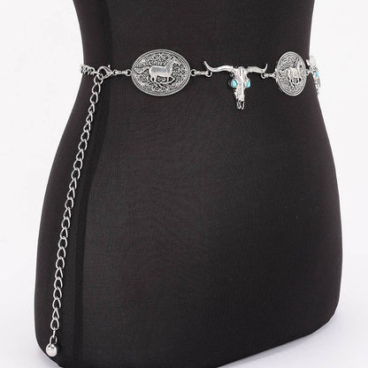 Vintage Metal Chain Belt