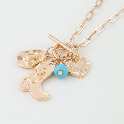 Wild West Charms Toggle Necklace