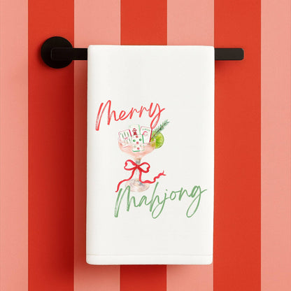 Mahjong Christmas gift towel