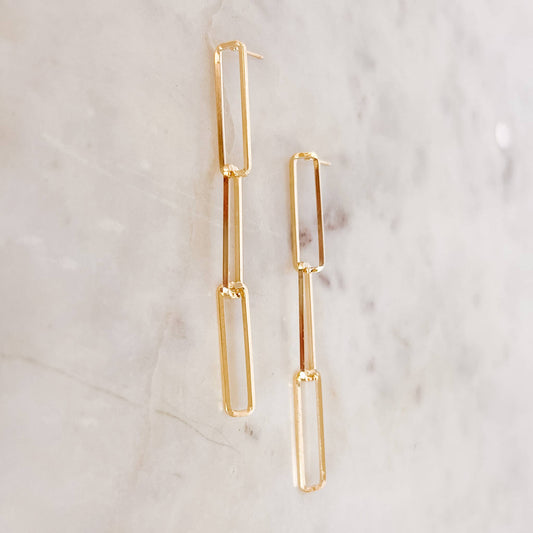 Paper Clip Earrings