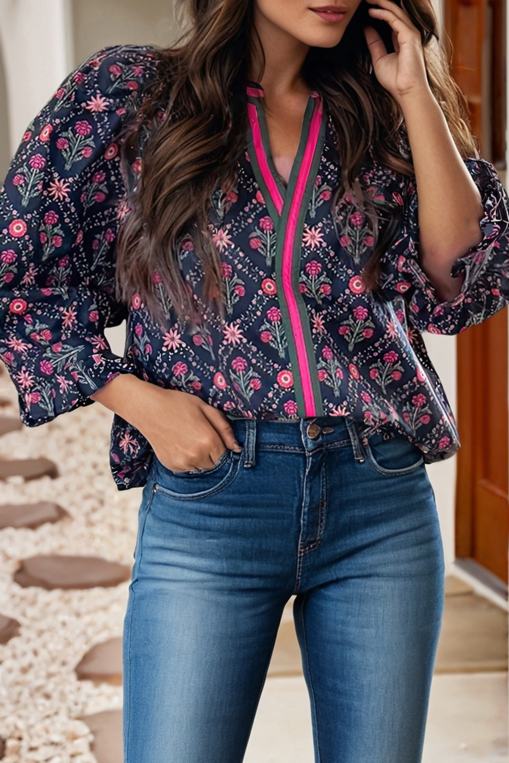 PRE ORDER Vintage Floral Blouse