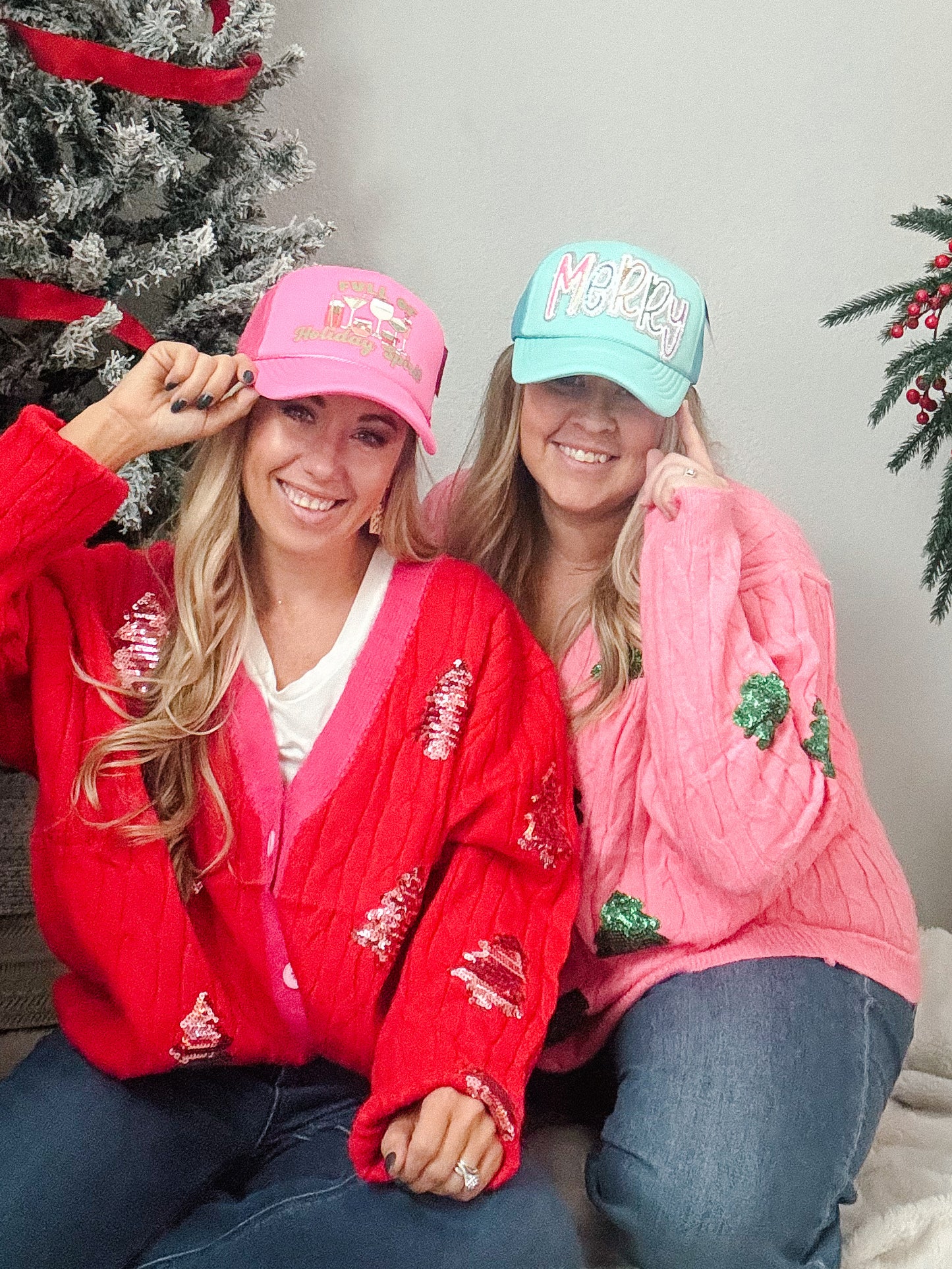 Tree Sequins Cardigan