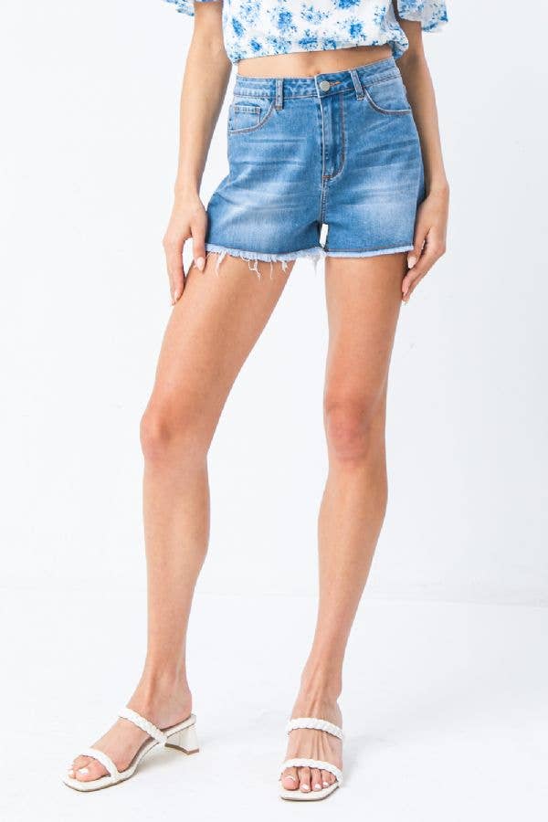Denim shorts