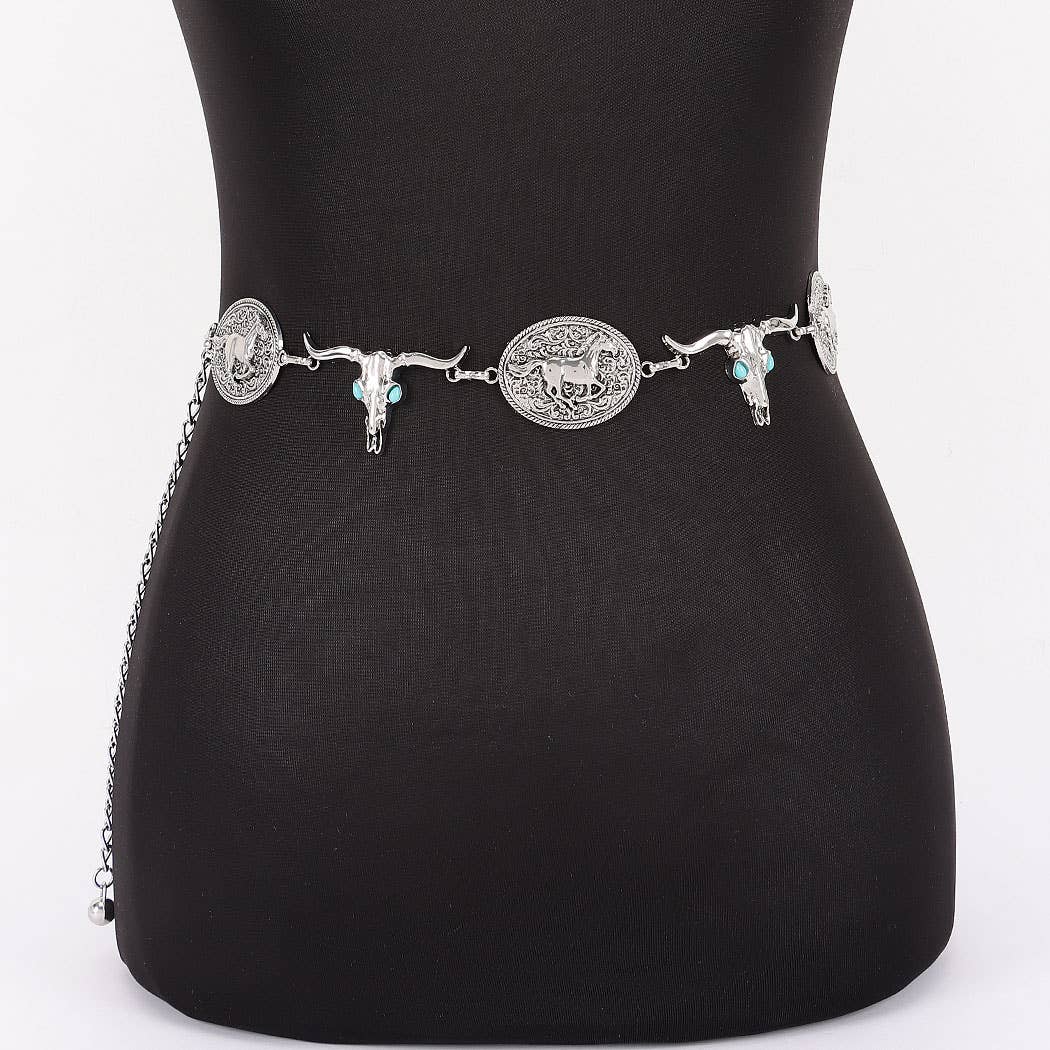Vintage Metal Chain Belt