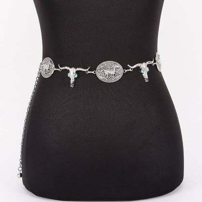 Vintage Metal Chain Belt