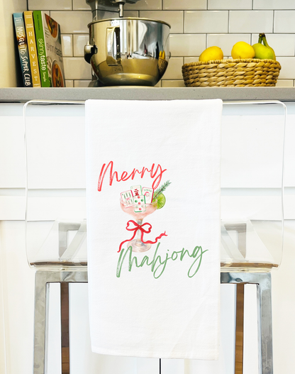 Mahjong Christmas gift towel