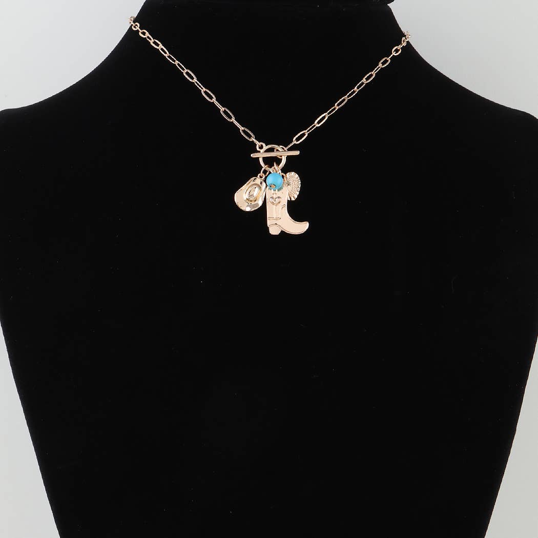 Wild West Charms Toggle Necklace
