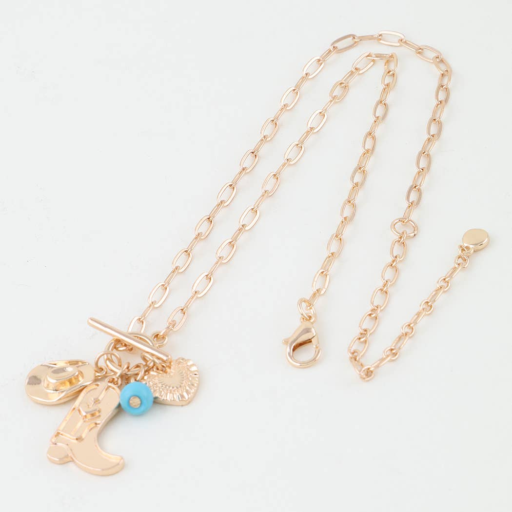 Wild West Charms Toggle Necklace