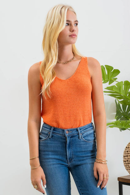 KNIT TANK TOP