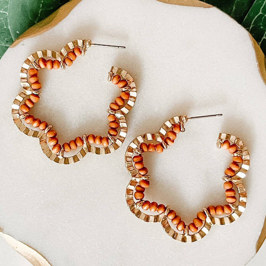 Autumn Breeze Hoops