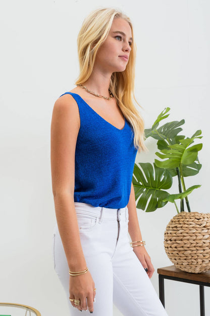 KNIT TANK TOP