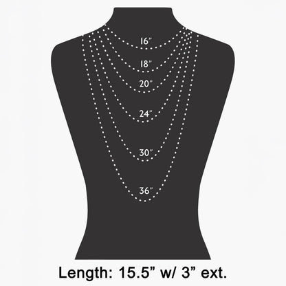 Metallic Station Beads Cord Necklace