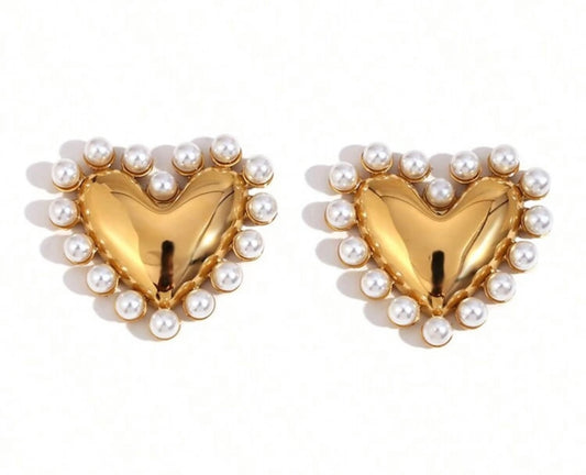 Heart Studs