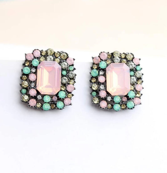 Bejeweled Stud Earrings