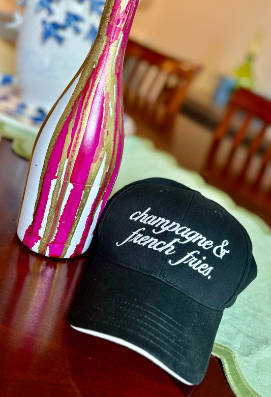 Champagne and French Fries Hat