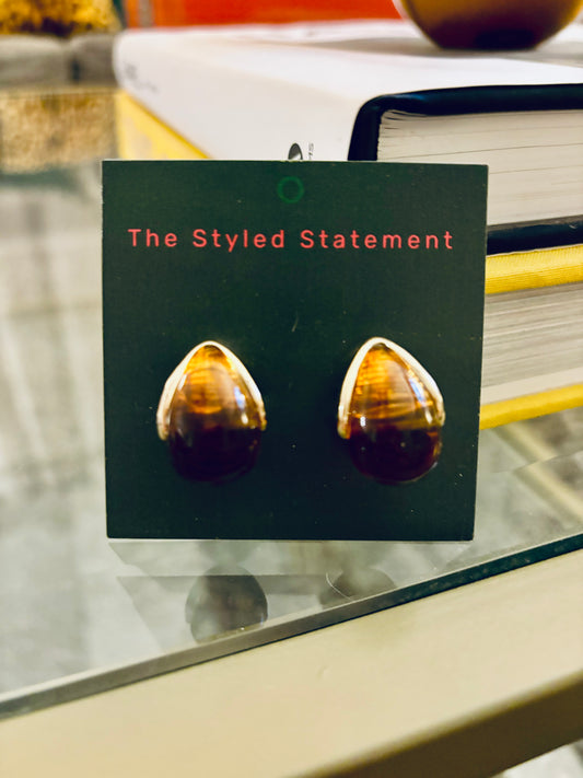 Tiger Eye Earrings