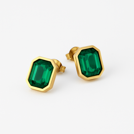 Emerald Studs