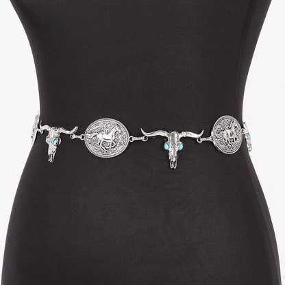 Vintage Metal Chain Belt