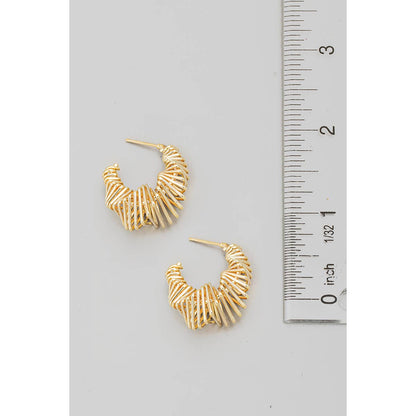Multi Square Hoop Earrings