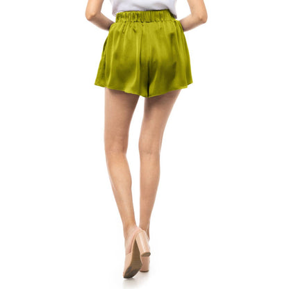 PRE ORDER Hammer Satin Elastic Waist Flirty Shorts
